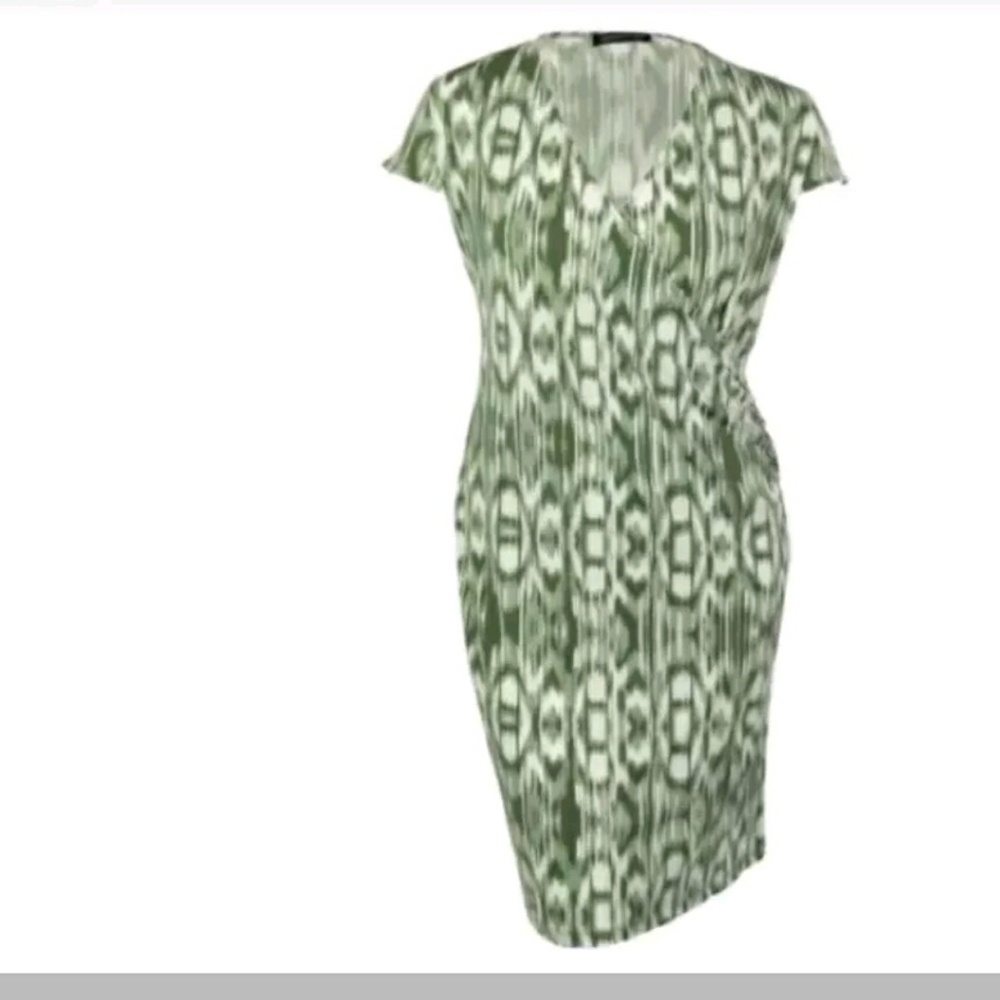 Jones signature women's faux wrap dress 1X