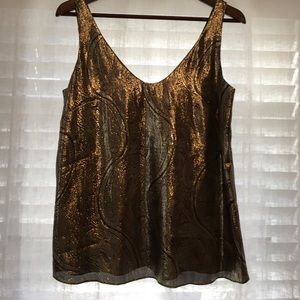 J.Crew Collection gold tank