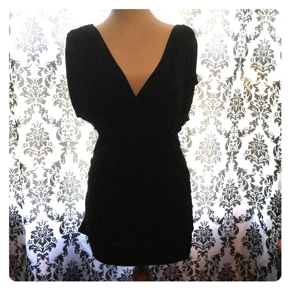 Deep v neck top