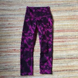 Lululemon high waisted cropped leggings