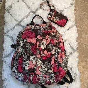 matching vera bradley book bag and wristlet