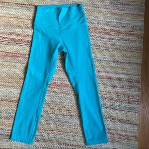 Lululemon peacock blue leggings