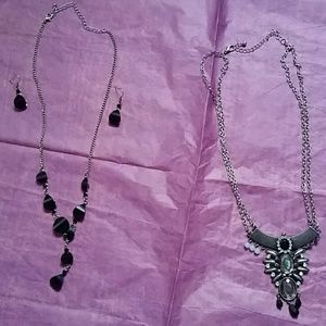 Necklace 2, one with earrings