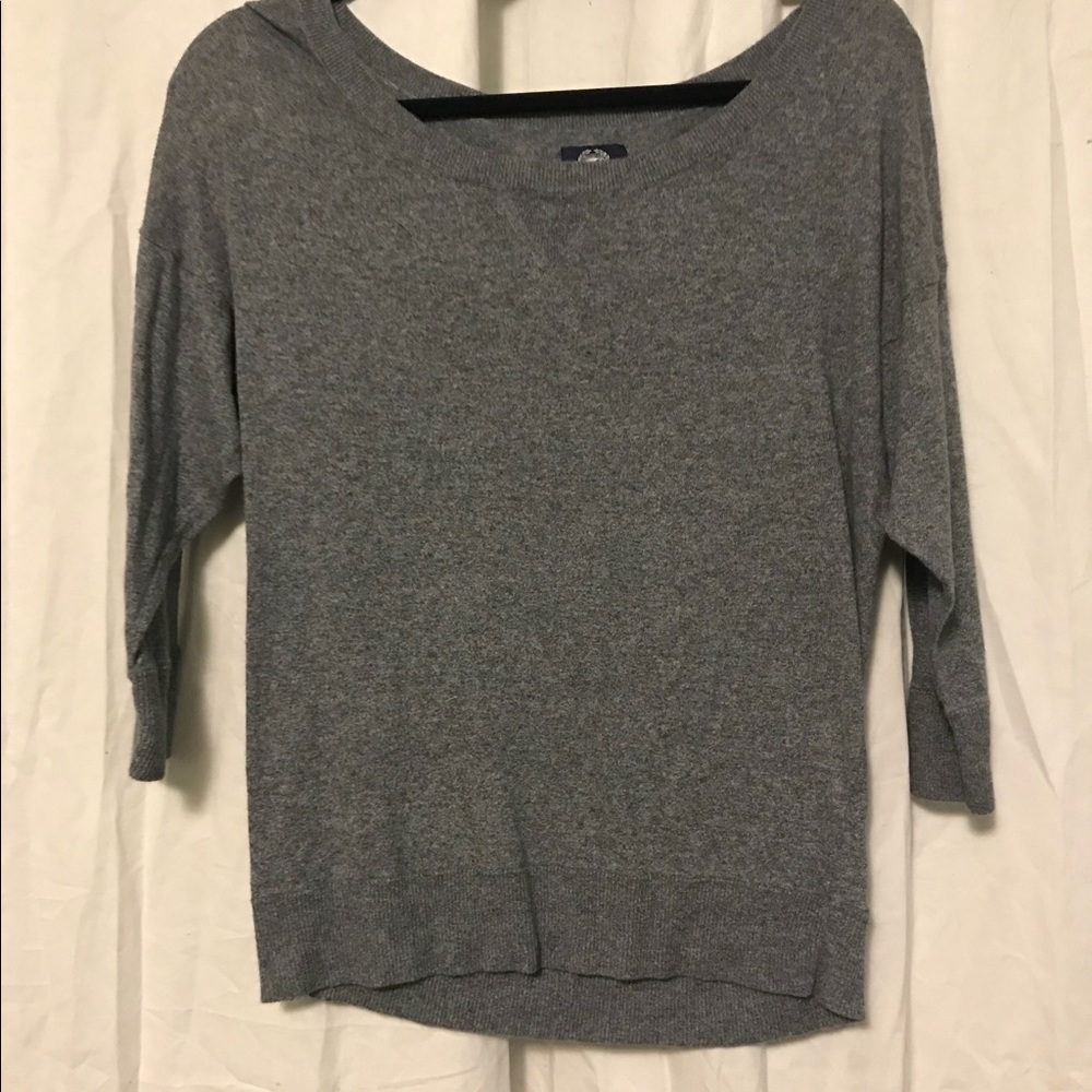 American eagle boat neck 3/4 sleeve sweater Medium