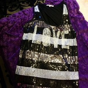 Sequin tank
