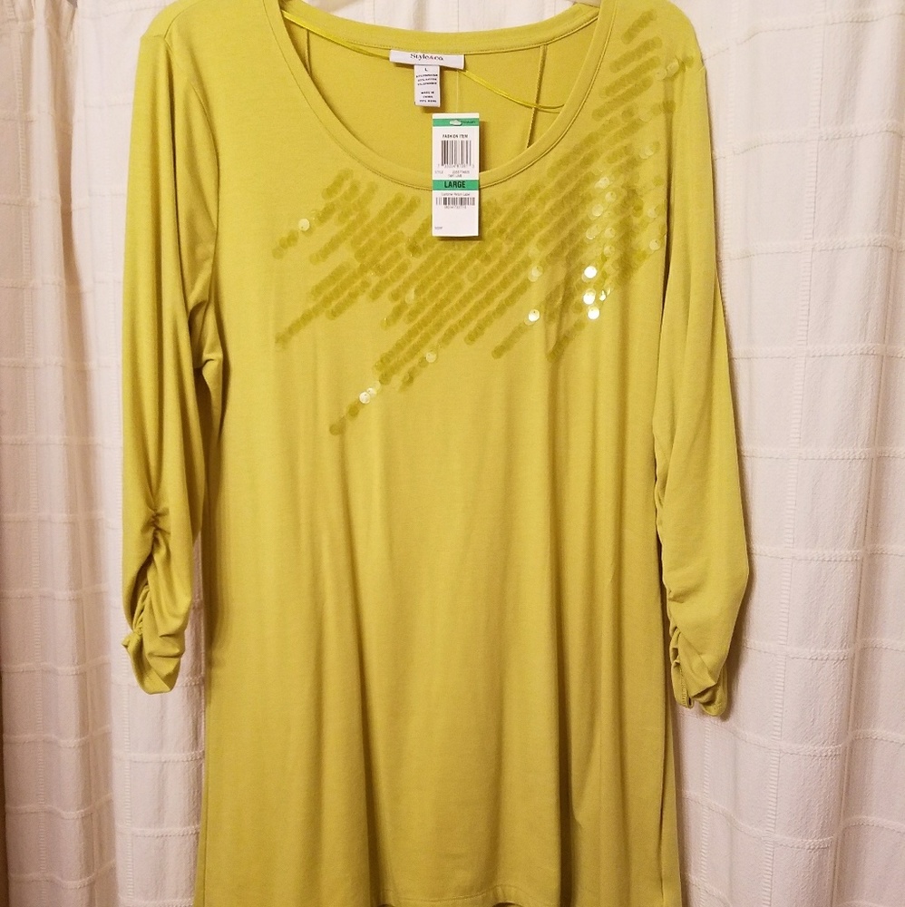 Lime green Style & Co Tunic