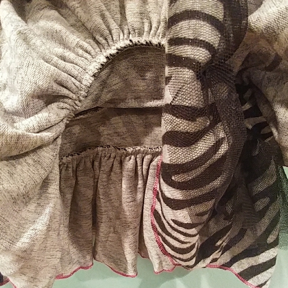 Nanette zebra print dress w/hot pink accents - Picture 7 of 7