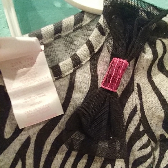 Nanette zebra print dress w/hot pink accents - Picture 6 of 7
