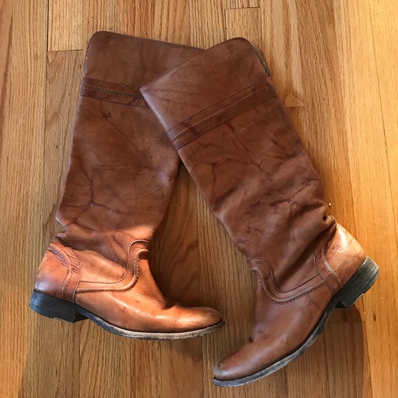 FRYE Riding Boots Tan - Picture 2 of 8