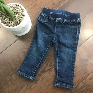 Baby girls jean leggings