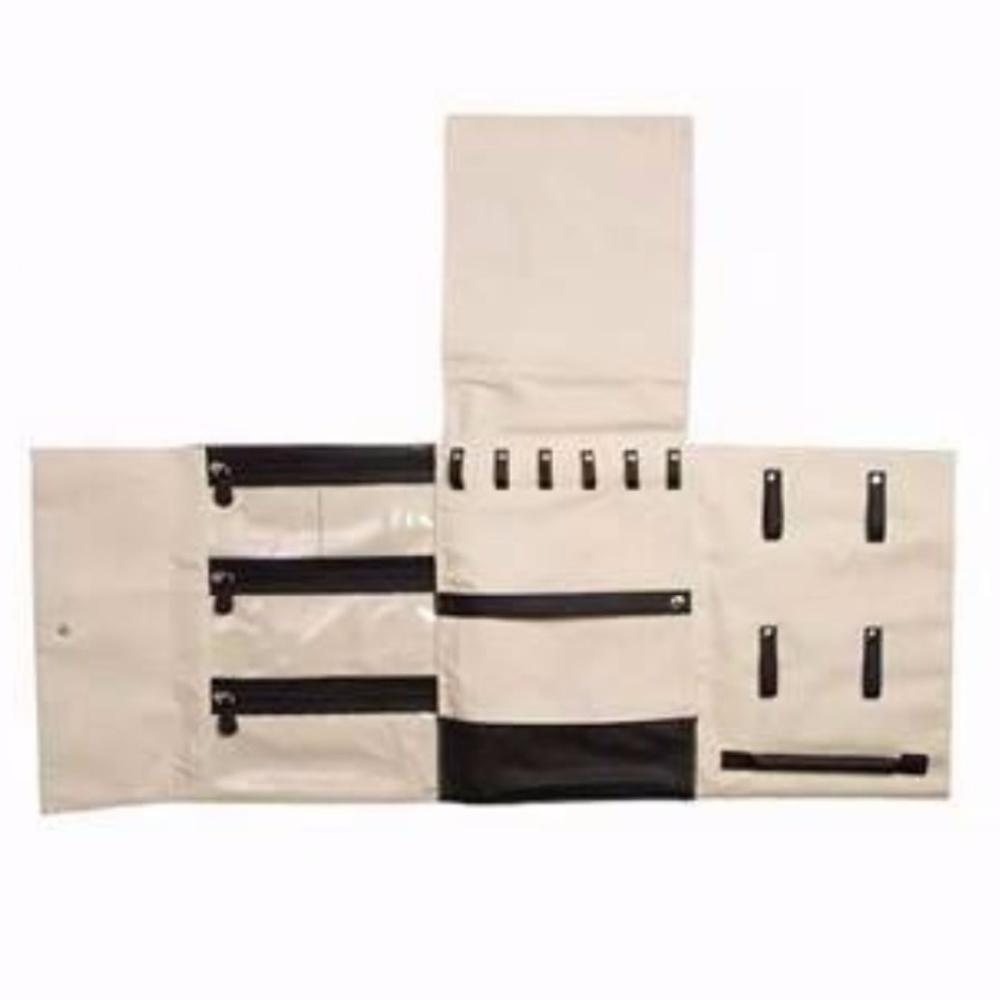 Large Jewelry Organizer - Black Quilted