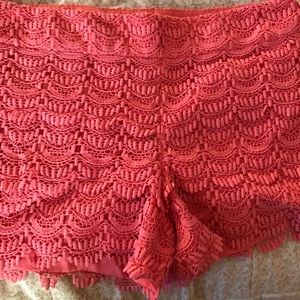 Loft brand “riviera short” size 12. Coral.