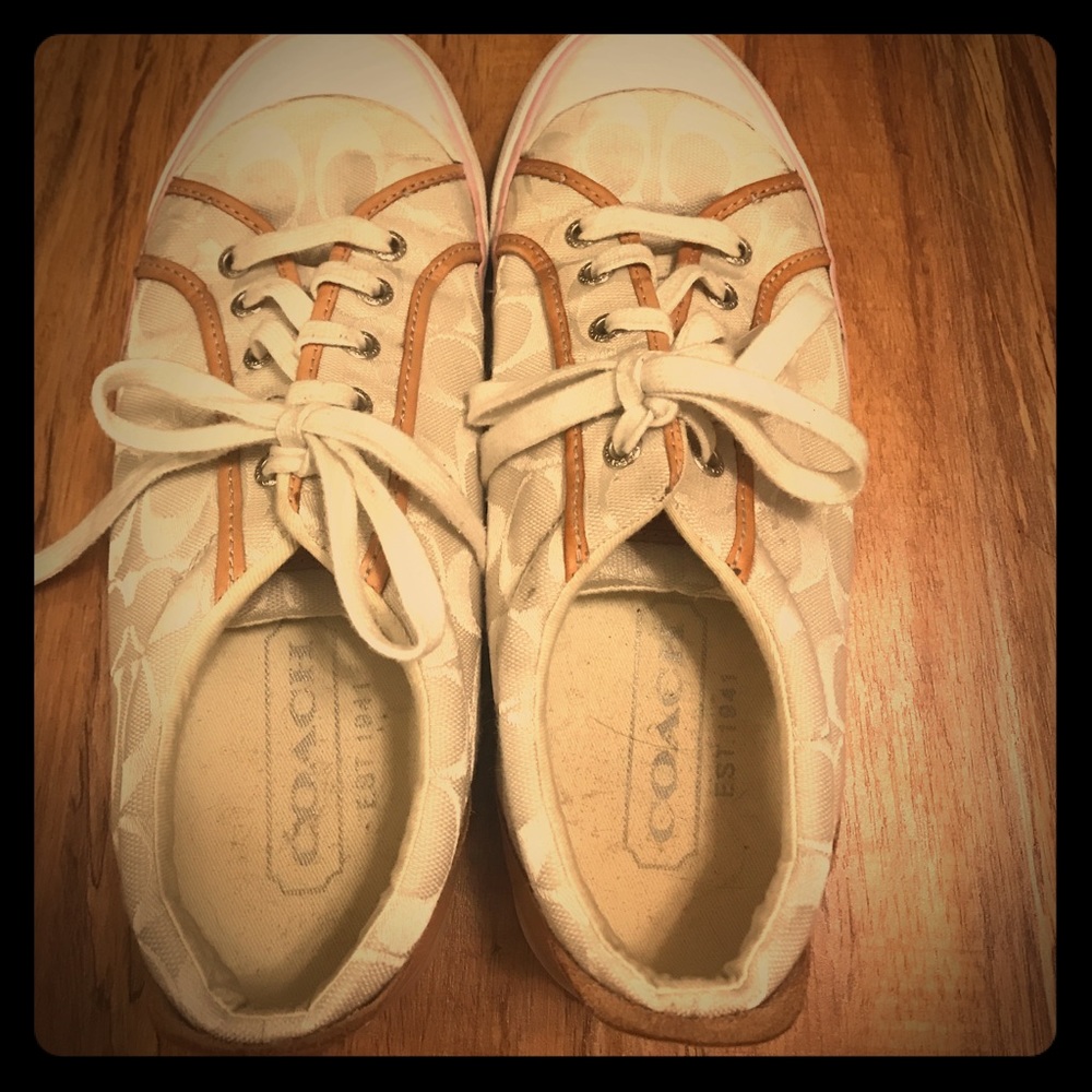 Vintage coach sneakers!!
