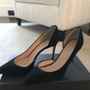 j crew suede pumps