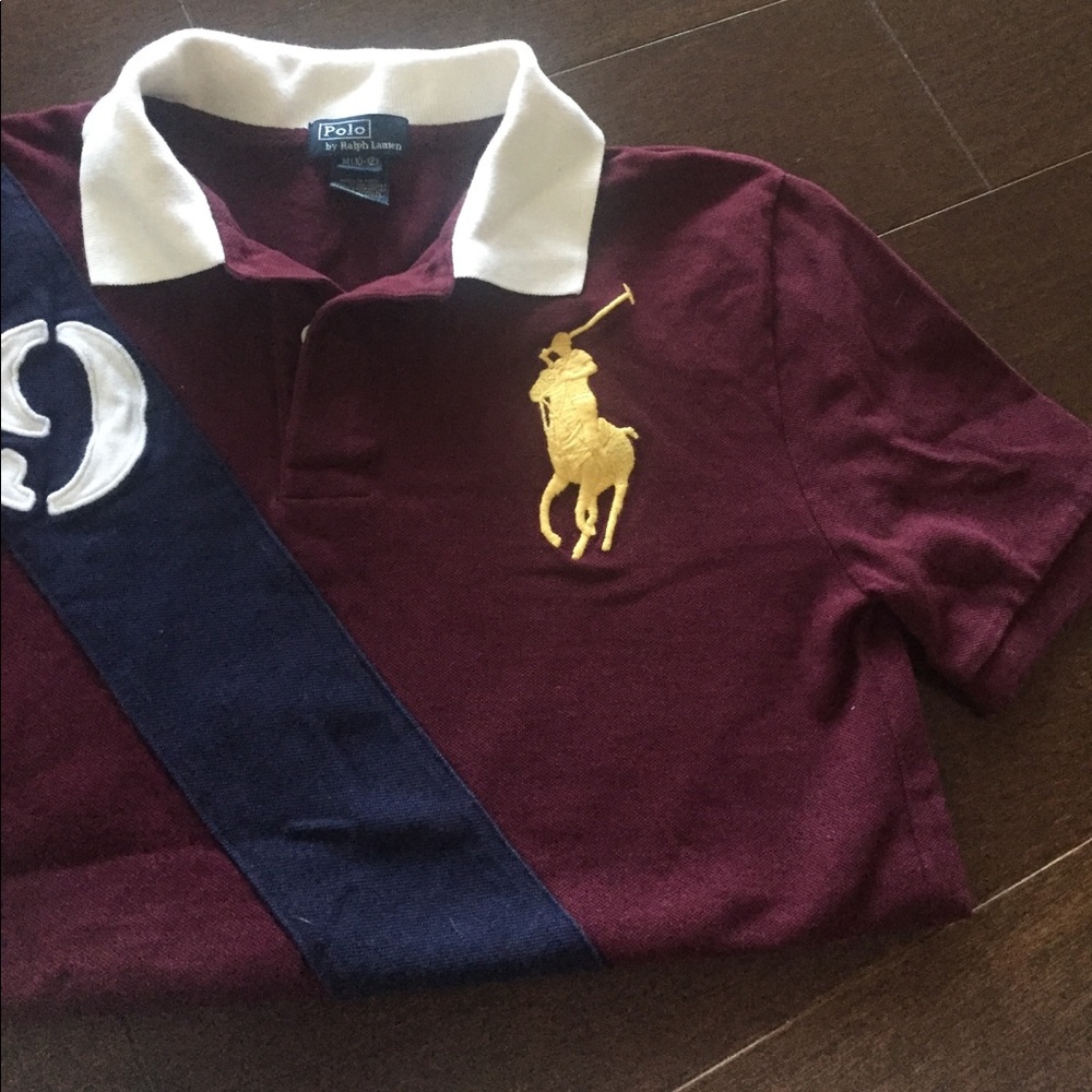 Polo by Ralph Lauren Burgundy Short Sleeve