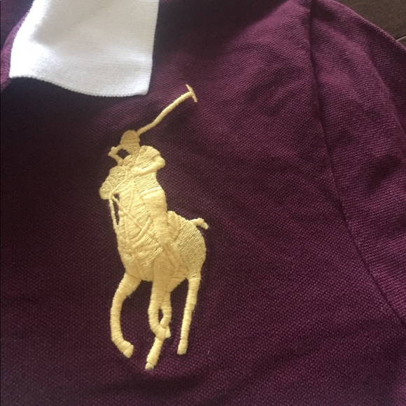 Polo by Ralph Lauren Burgundy Short Sleeve - Picture 2 of 4