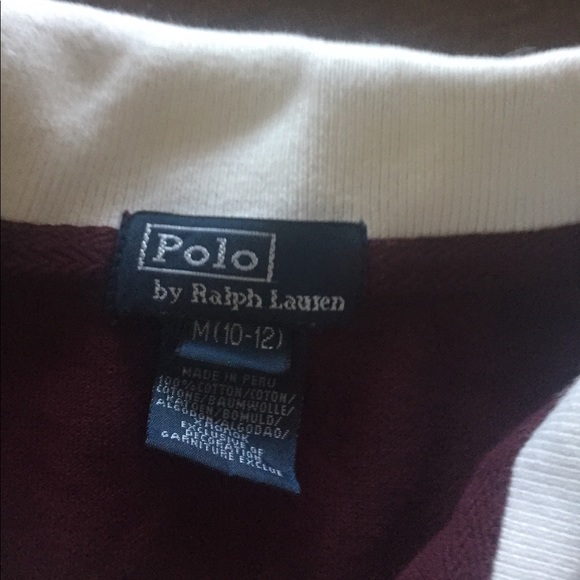Polo by Ralph Lauren Burgundy Short Sleeve - Picture 4 of 4