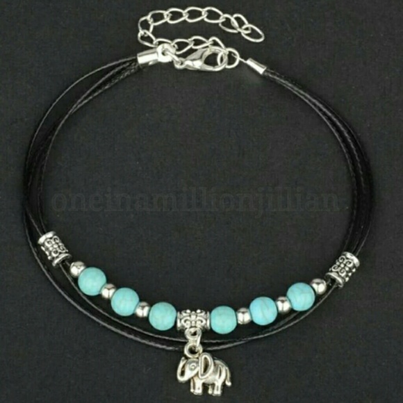 Elephant Ankle Bracelet / Anklet - Picture 3 of 4