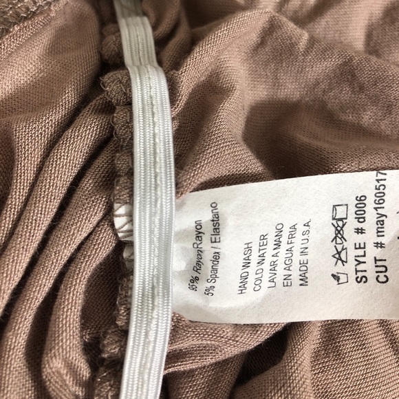 Taupe Fitted Wrap Top Sz S, M, L, XL, 1X, 2X & 3X - Picture 5 of 6