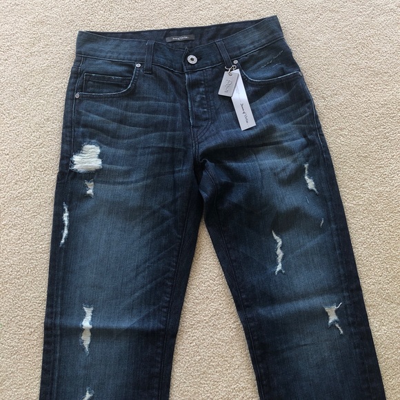 NWT Men’s Denim of Virtue Distressed Jeans - Picture 1 of 3