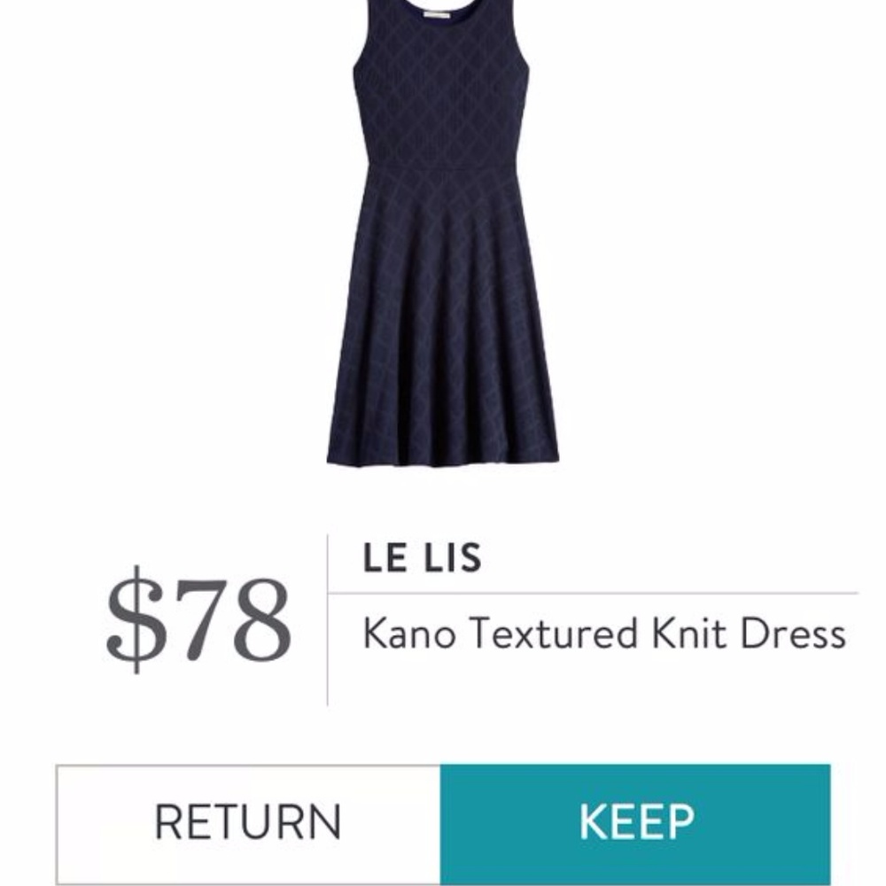 Le Lis Kano Textured Knit Dress--Size Small