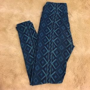 Lularoe blue OS leggings