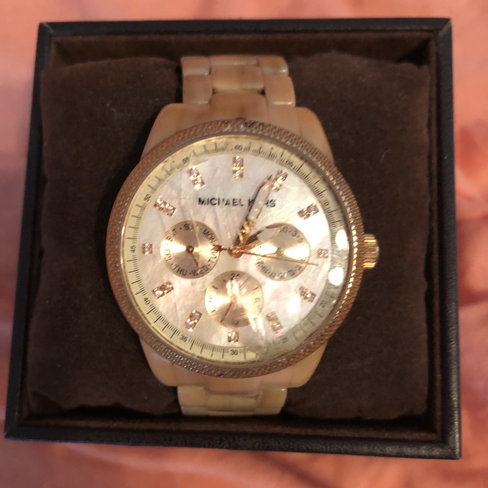 Michael Kors marble women’s watch