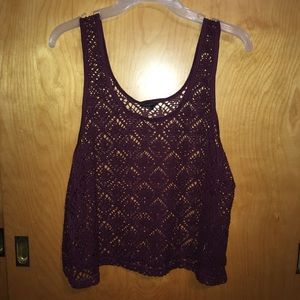 Burgundy Tank Top