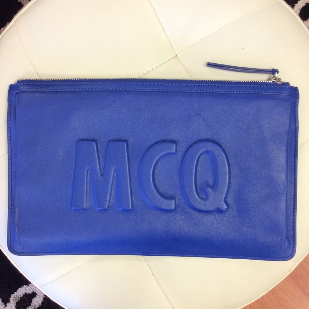 Alexander McQueen Blue Clutch