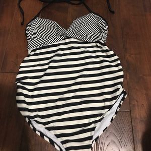 Maternity halter swimsuit