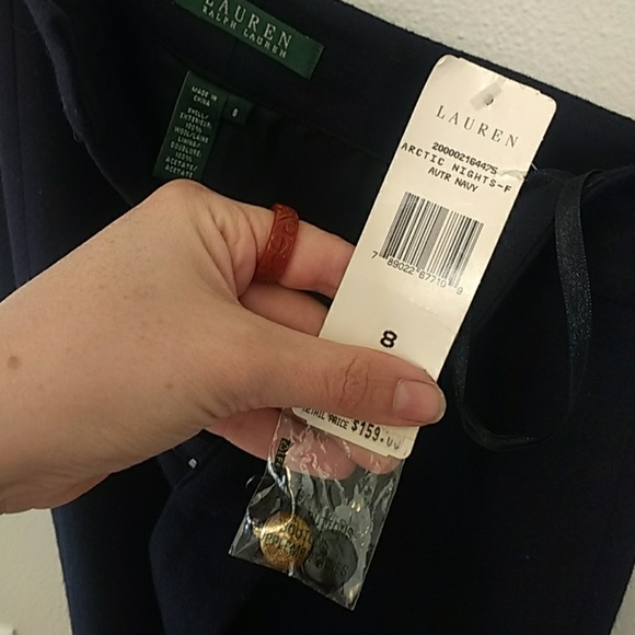 Vintage Dark Navy Blue Midi Shirt - Picture 4 of 4