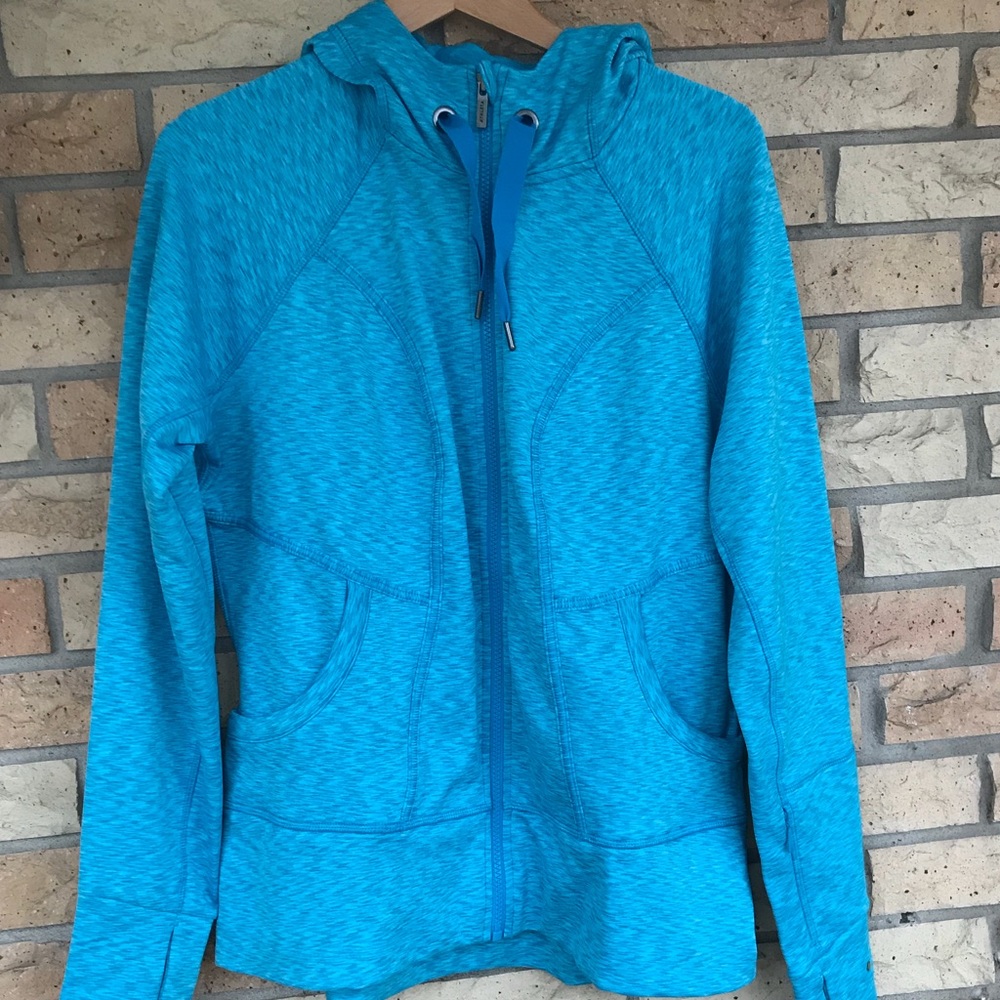 NWT light blue Athleta Zip Up