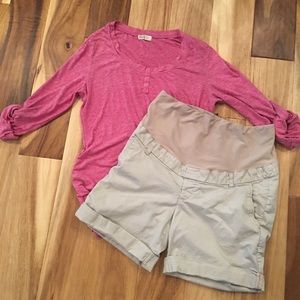H&M maternity shorts 10