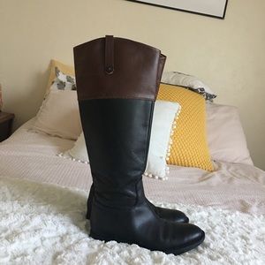 Enzo Angiolini Two Tone Boots