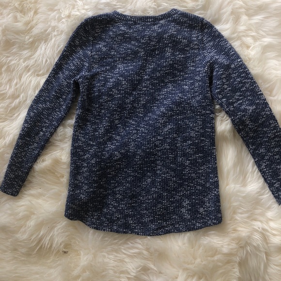 💕Camilla Tree Blue MARLED Hi low sweater 💕 - Picture 5 of 5