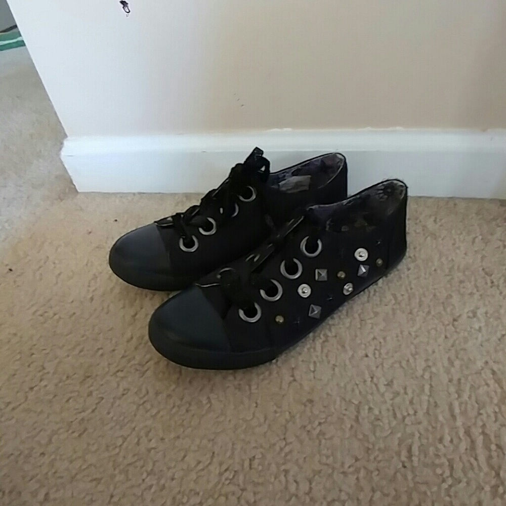 Black sneakers