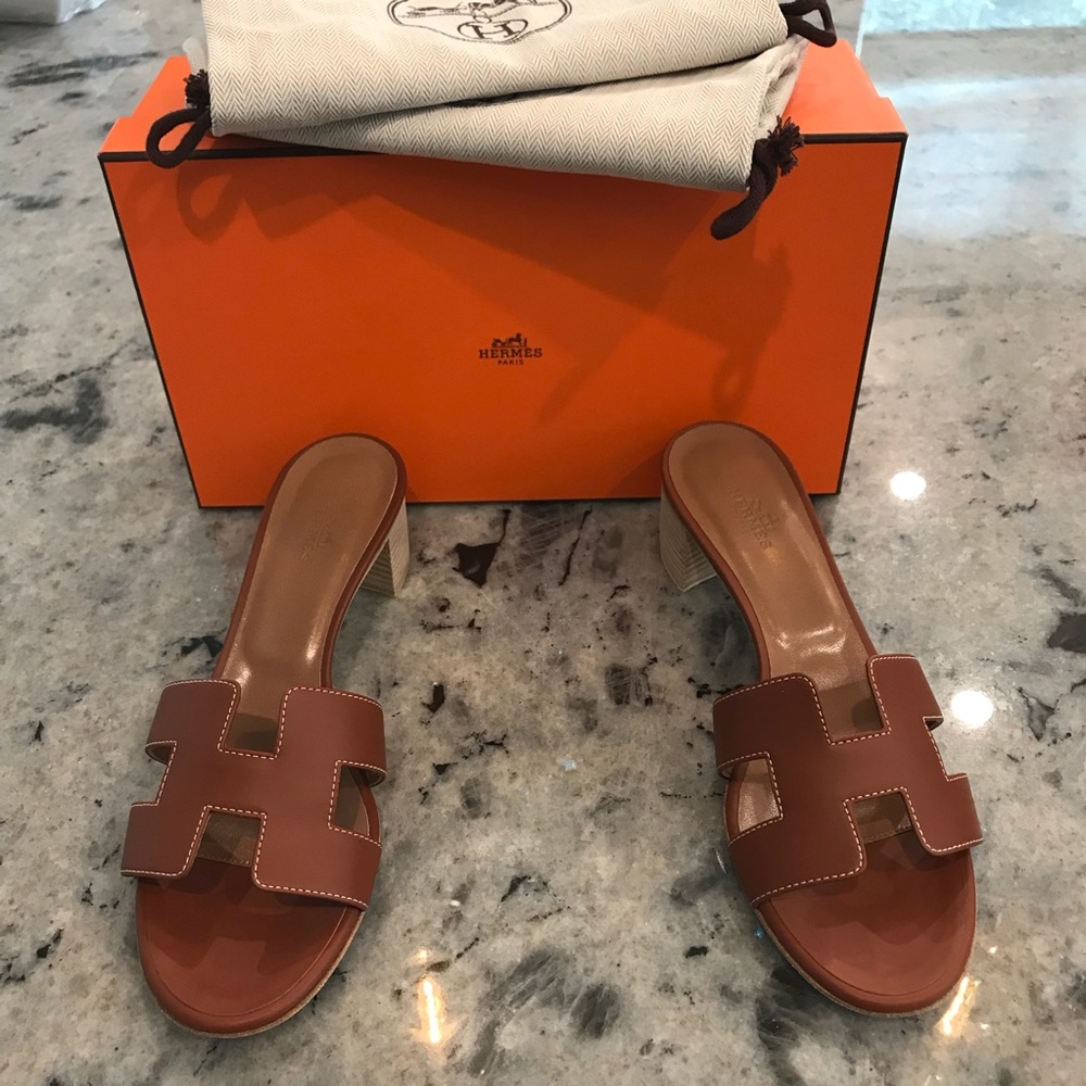 🚫SOLD🚫 NIB Hermes Oasis Sandal, SZ 37 - Picture 7 of 8