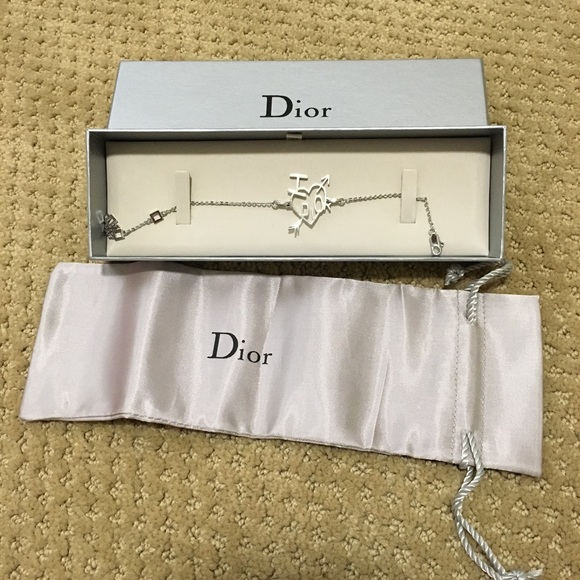 I Heart Christian Dior Silver Bracelet - Picture 2 of 5