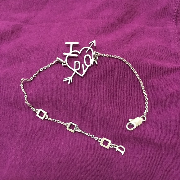 I Heart Christian Dior Silver Bracelet - Picture 4 of 5