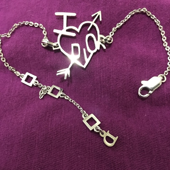 I Heart Christian Dior Silver Bracelet - Picture 5 of 5
