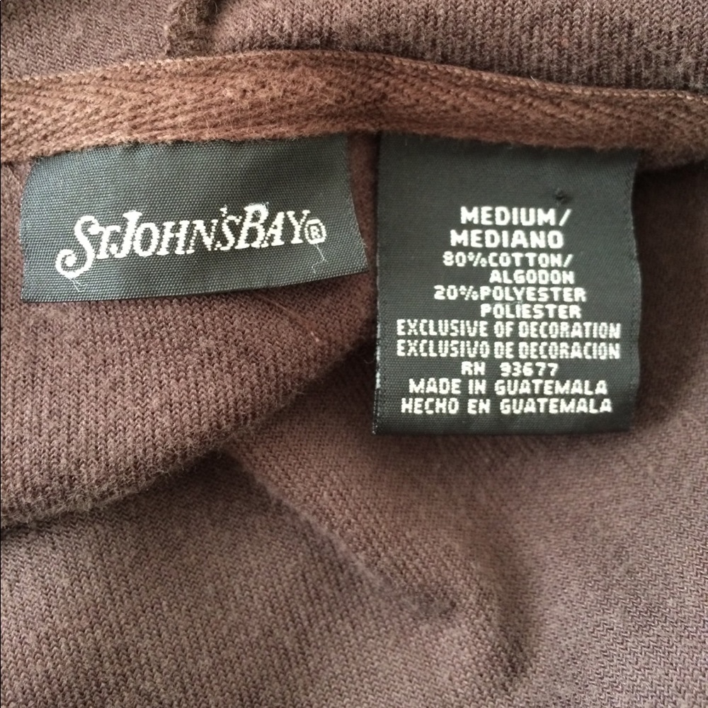 Velour hoodie St. John’s Bay - Picture 6 of 8