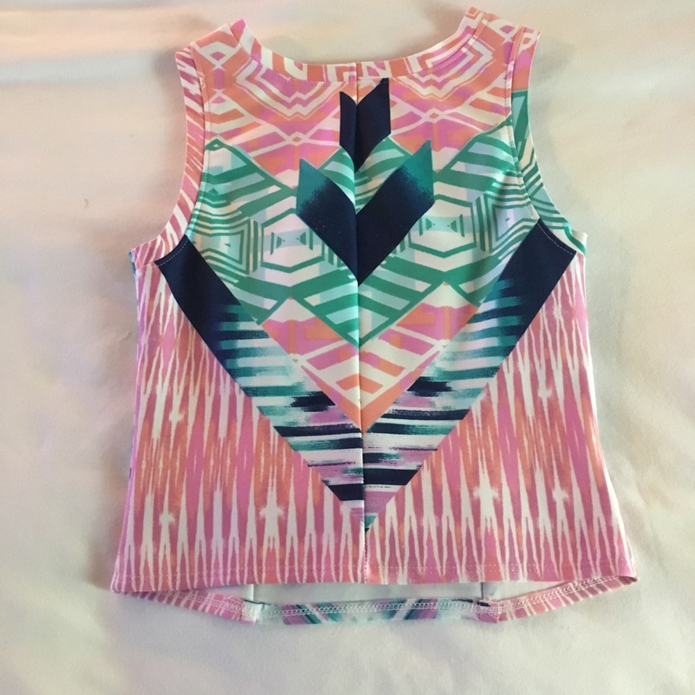 Pattern crop top - Picture 2 of 2