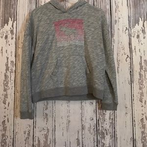 Long sleeve grey sweater. Abercrombie kids