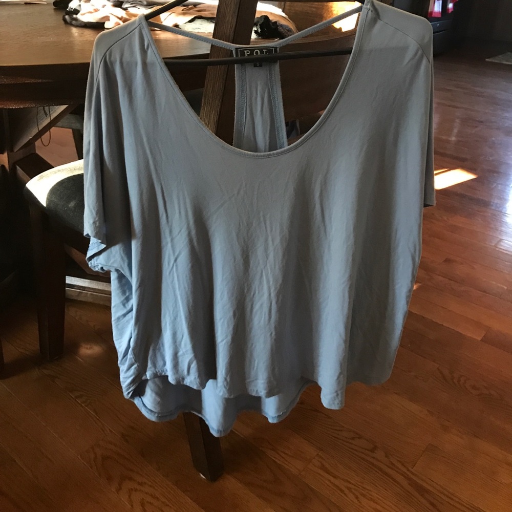 Baby blue shirt
