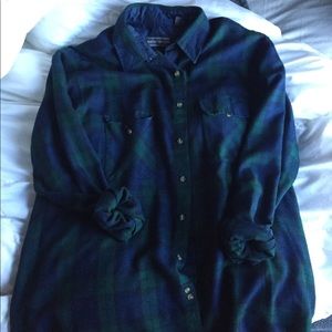 Oversized flannel
