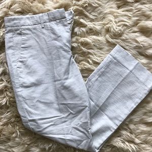 Gap grey tailored crop pants size 8