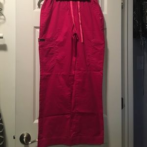 XS Petite Koi scrub pants