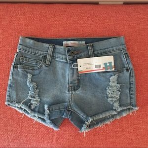 Girls Vintage Havana  size 10 distressed shorts