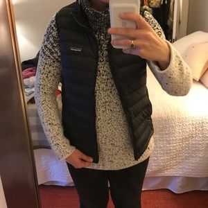 EUC Patagonia Down Sweater Vest sz large black