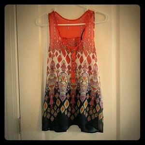 Sleeveless Sheer Top